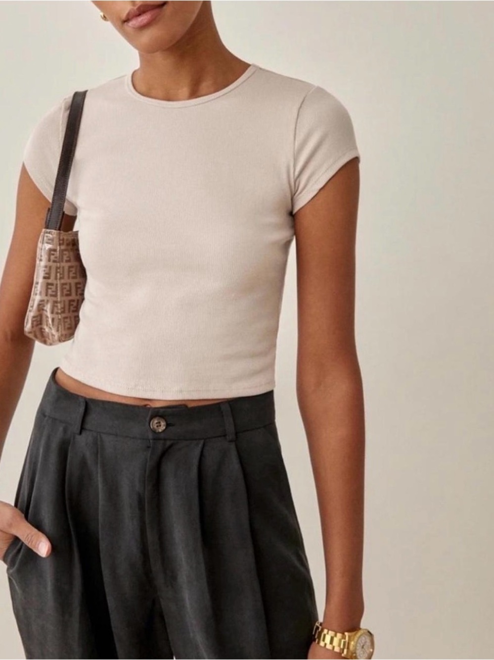 Reformation Muse Cropped Top